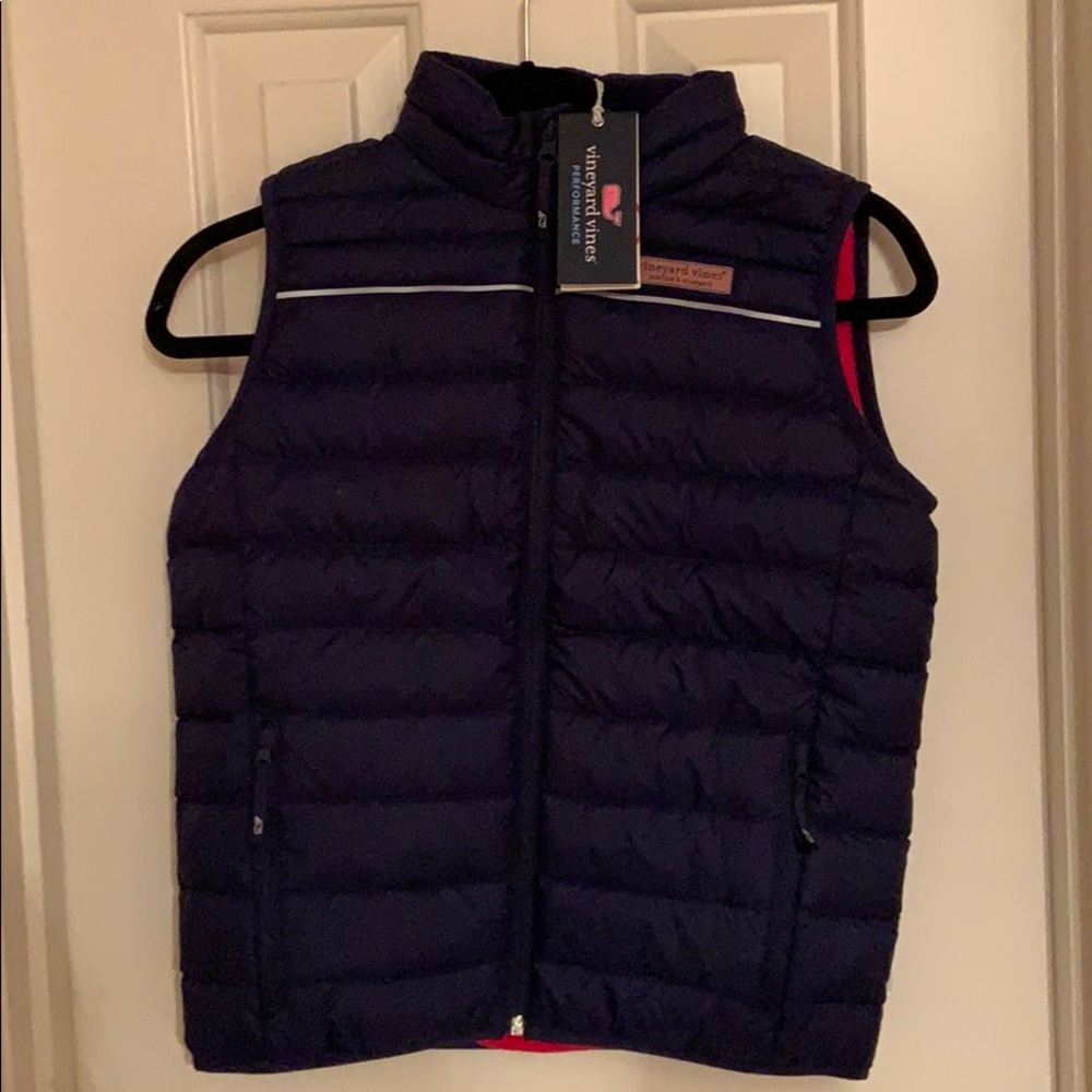 Vineyard Vines Weekend Mountain Navy Vest
